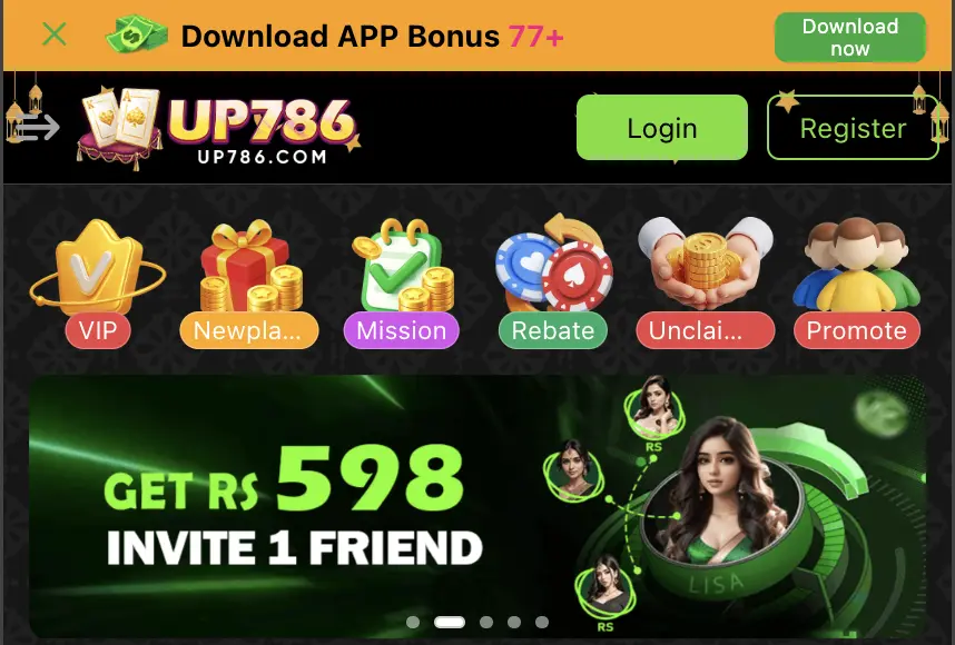 Up786 Game Login and Register